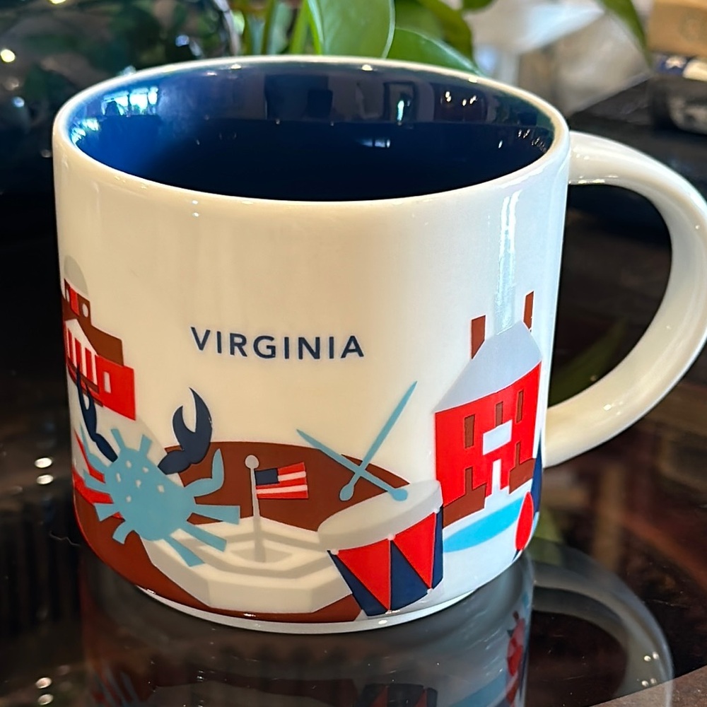 Starbucks Virginia Themed Mug You are Here collection 2015